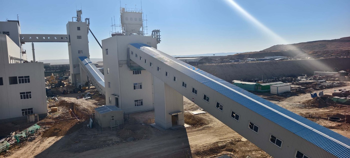 EuroChem Kazakhstan mineral fertilizer complex conveying system